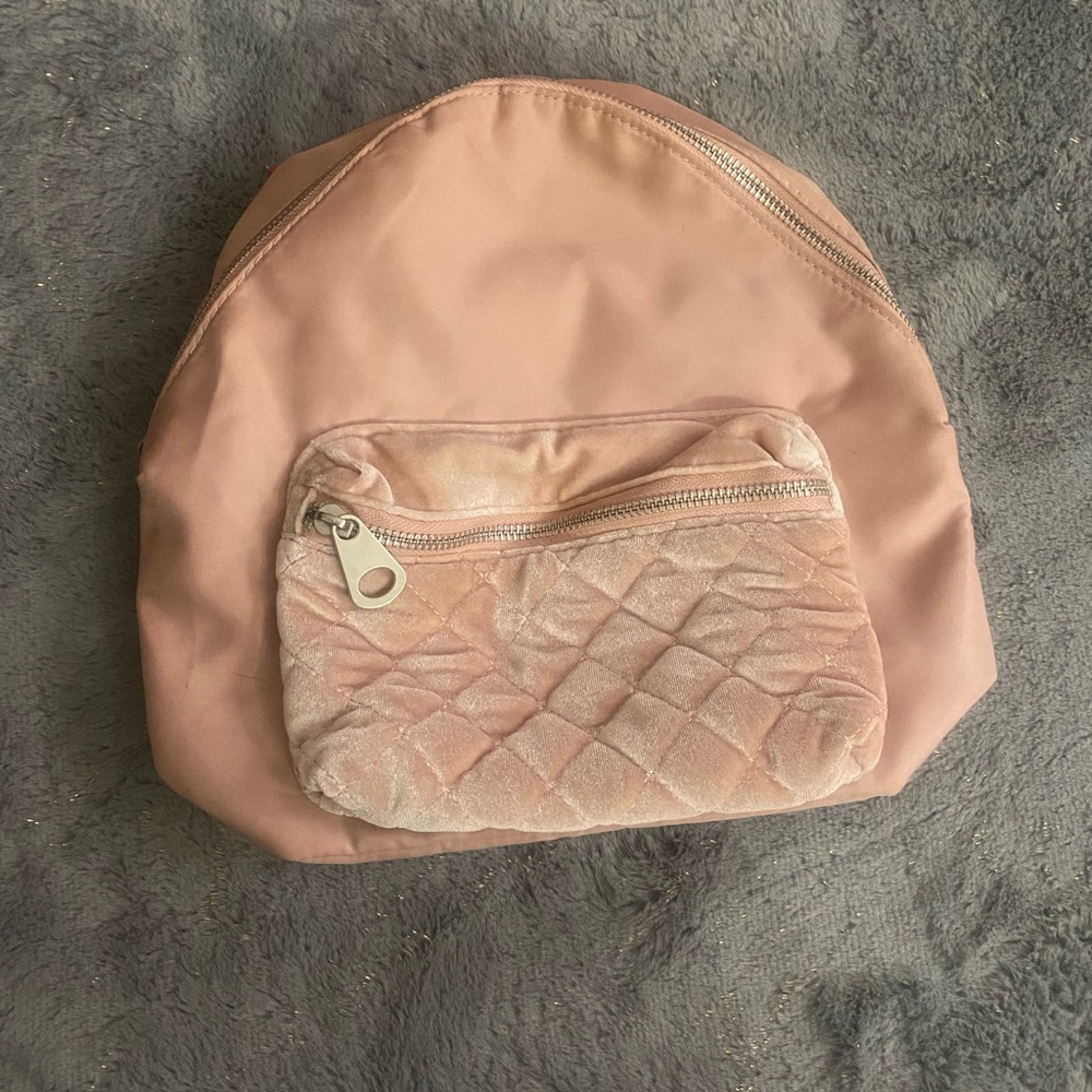 Pink Quilted Women's Backpack